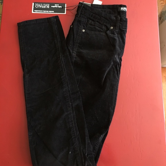 Buffalo David Bitton Black Corduroy Pants - Picture 2 of 7
